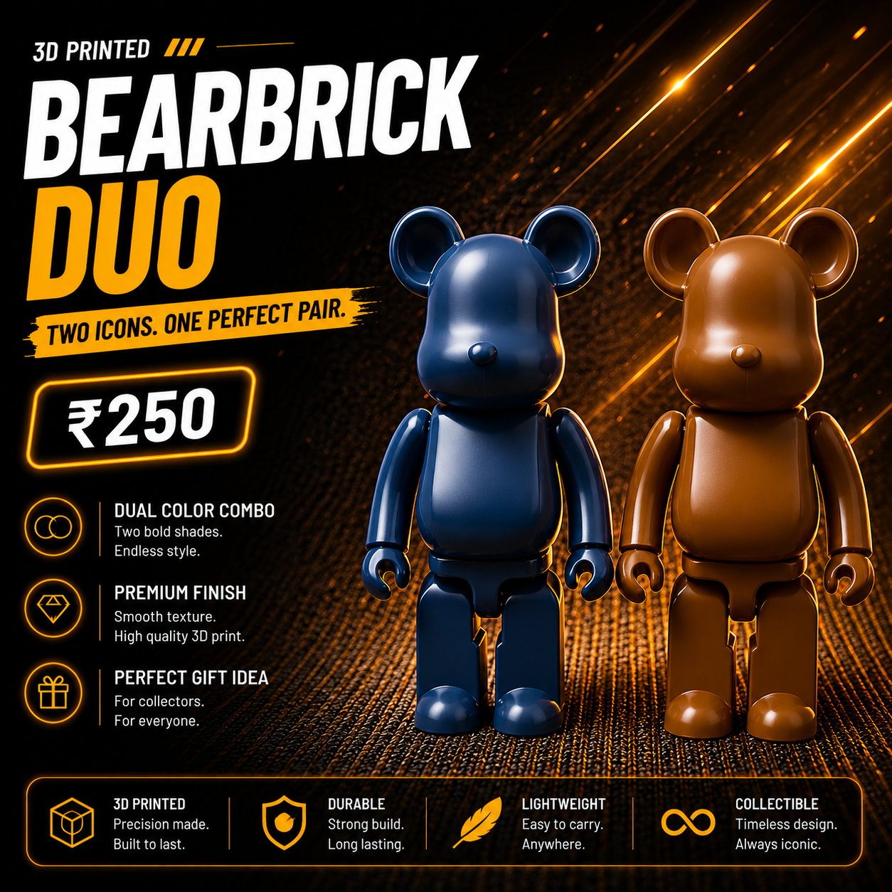 Bearbrick duo